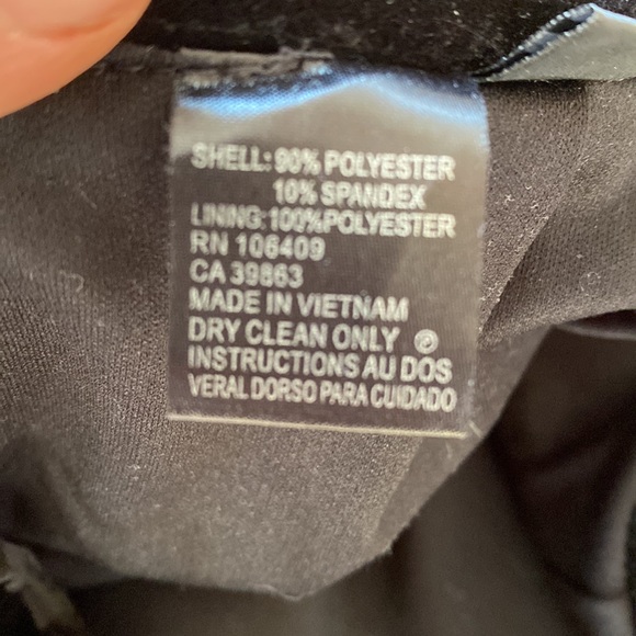 Tahari velvet skirt 4 - Picture 5 of 7